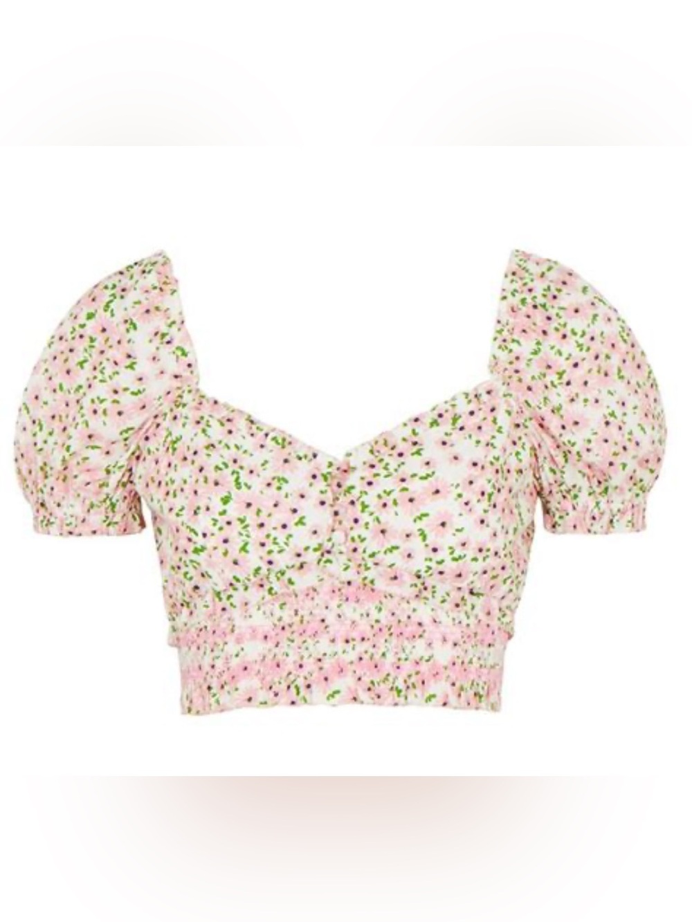 Alice & Olivia Rianna cropped top size large